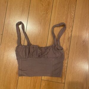 Wilfred Free Orbit Tank Dark Taupe XS